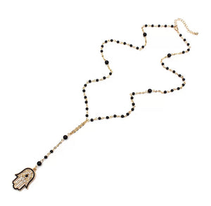 Hamsa hand necklace