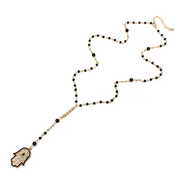 Hamsa hand necklace