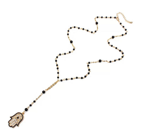 Hamsa hand necklace