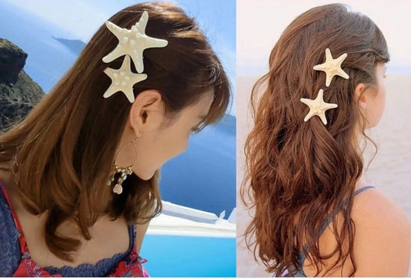 Starfish Shell Hair Clip