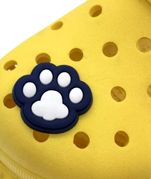 Dog Paws Shoe Charm (Multiple Color Selections)