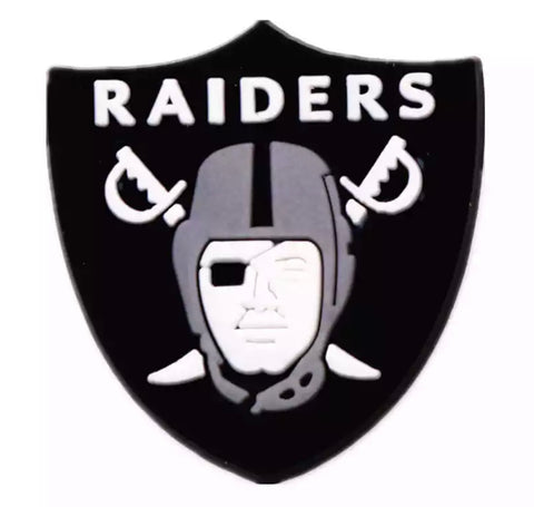 Raiders Football Shoe Charm