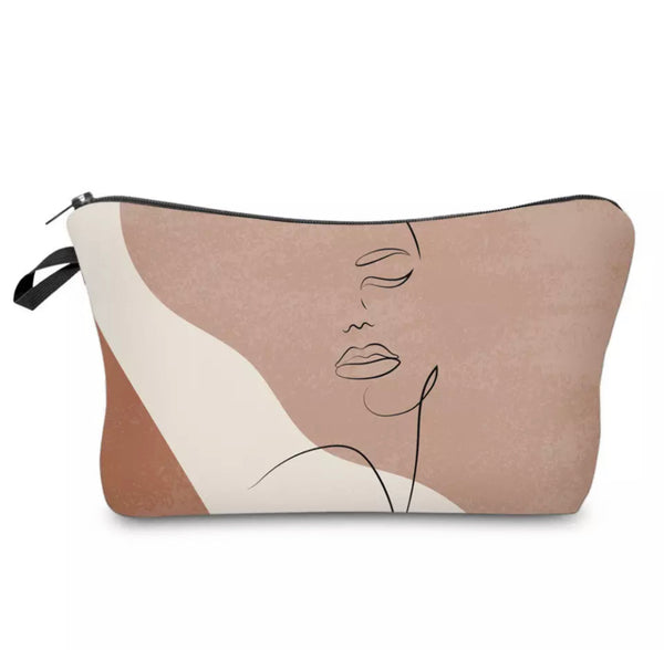 Silhouette Pouch and Earrings