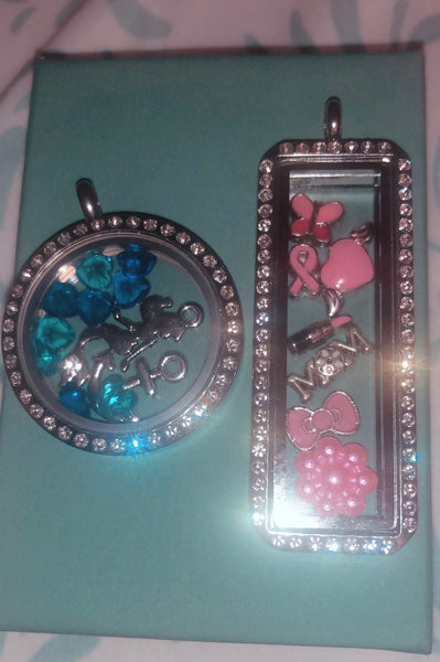 Floating Charm Lockets (Multiple Styles)