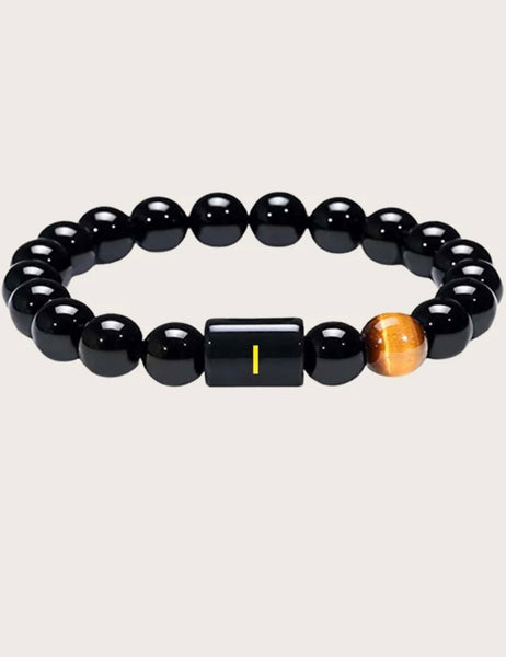 Small “I” Beaded bracelet